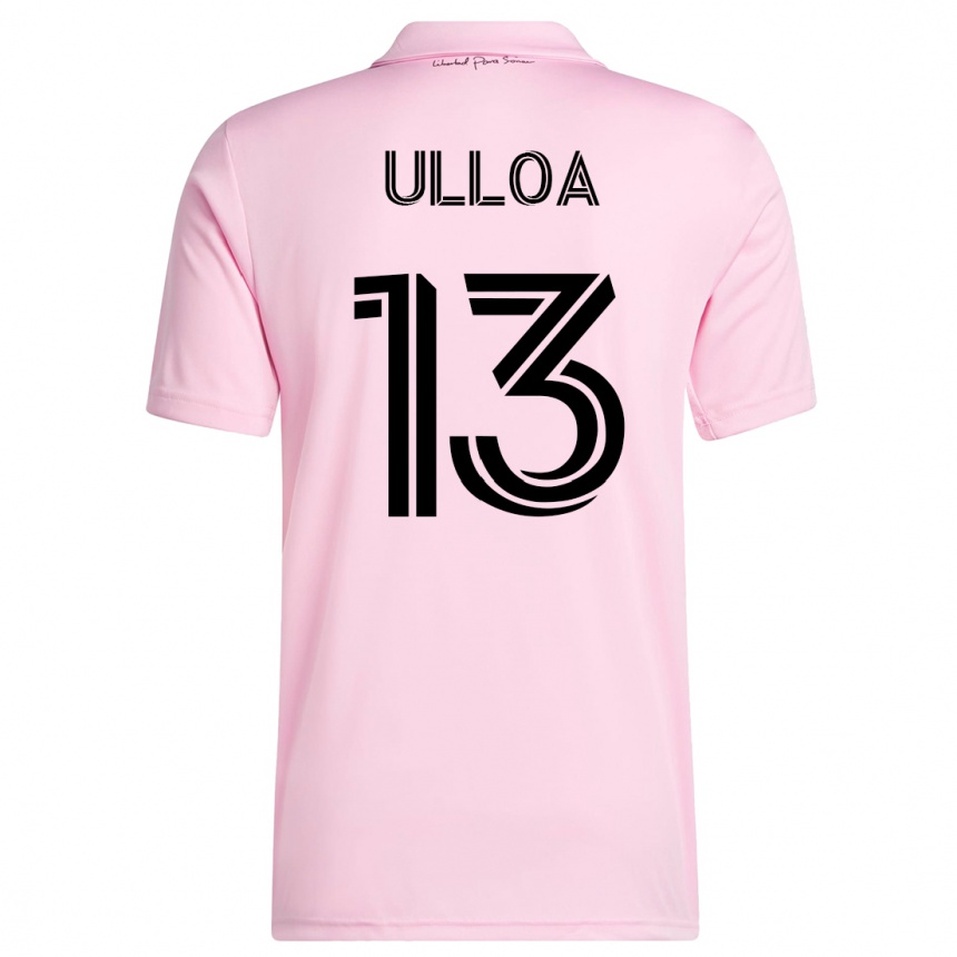 メンズフットボールビクトル・ウジョア#13ピンクホームシャツ2023/24ジャージーユニフォーム