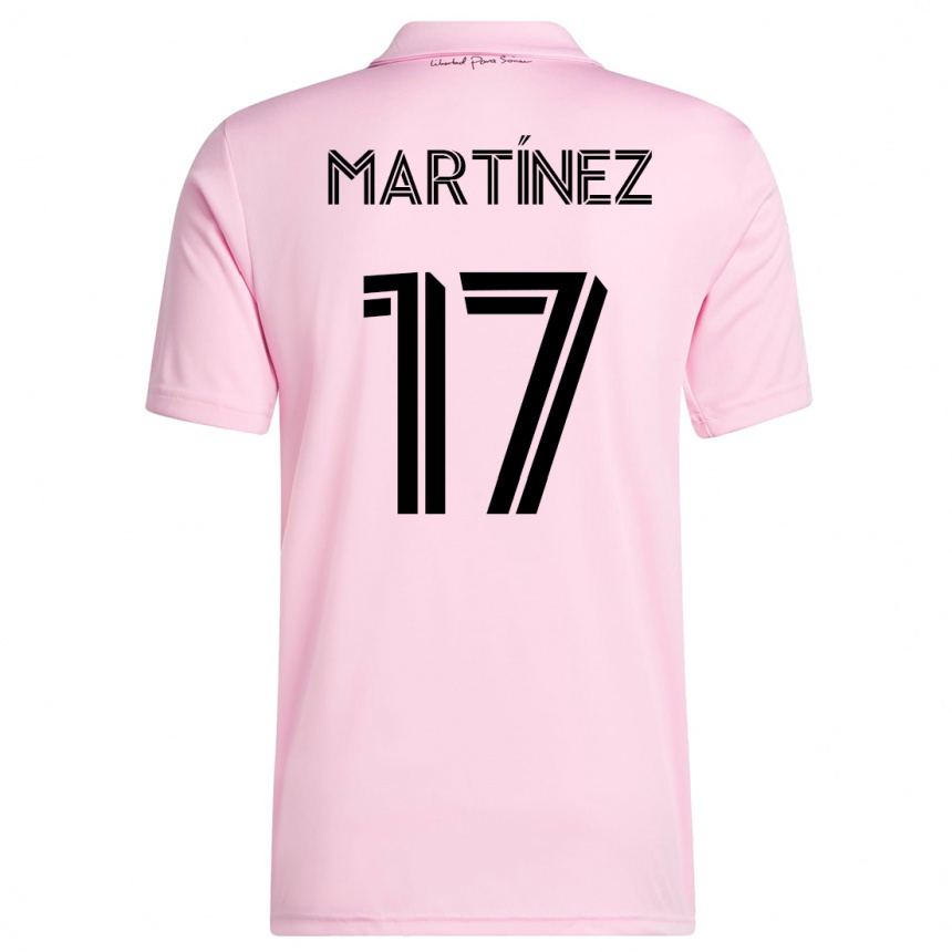 メンズフットボールホセフ・マルティネス#17ピンクホームシャツ2023/24ジャージーユニフォーム