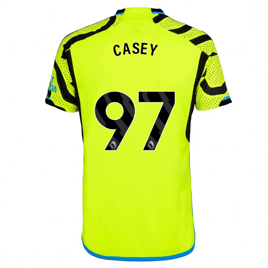 メンズフットボールダン・ケイシー#97黄色アウェイシャツ2023/24ジャージーユニフォーム
