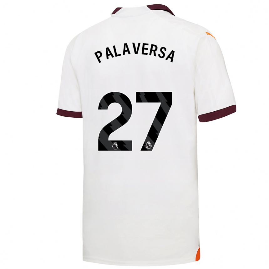 メンズフットボールアンテ・パラヴェルサ#27白アウェイシャツ2023/24ジャージーユニフォーム