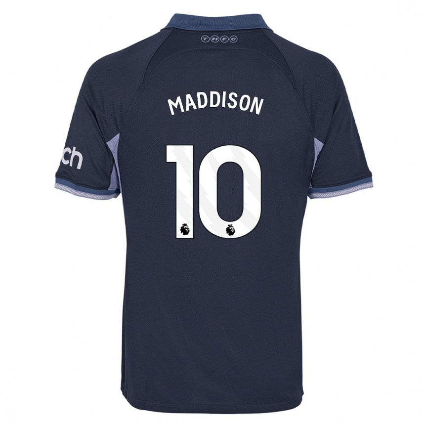 メンズフットボールジェームズ・マディソン#10濃紺アウェイシャツ2023/24ジャージーユニフォーム