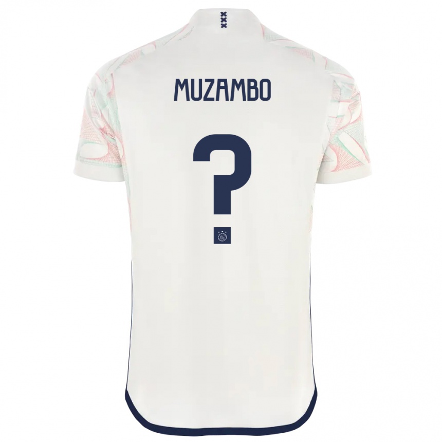メンズフットボールスタニス・イダンボ・ムザンボ#0白アウェイシャツ2023/24ジャージーユニフォーム