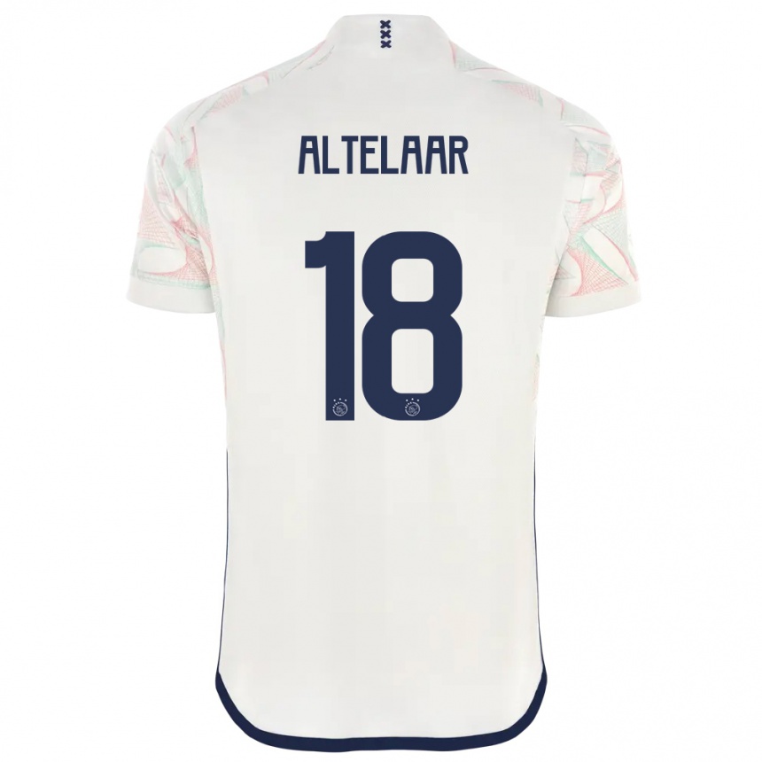 メンズフットボールジェイミー・アルテラー#18白アウェイシャツ2023/24ジャージーユニフォーム
