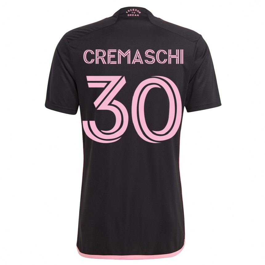 メンズフットボールベンジャミン・クレマスキ#30黒アウェイシャツ2023/24ジャージーユニフォーム