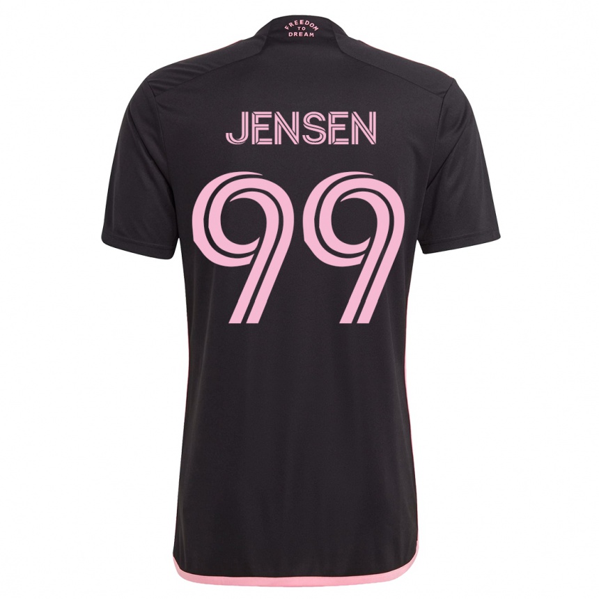 メンズフットボールコール・ジェンセン#99黒アウェイシャツ2023/24ジャージーユニフォーム
