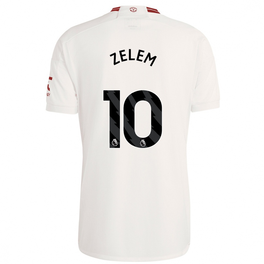 メンズフットボールケイティ・ゼレム#10白サードユニフォームシャツ2023/24ジャージーユニフォーム