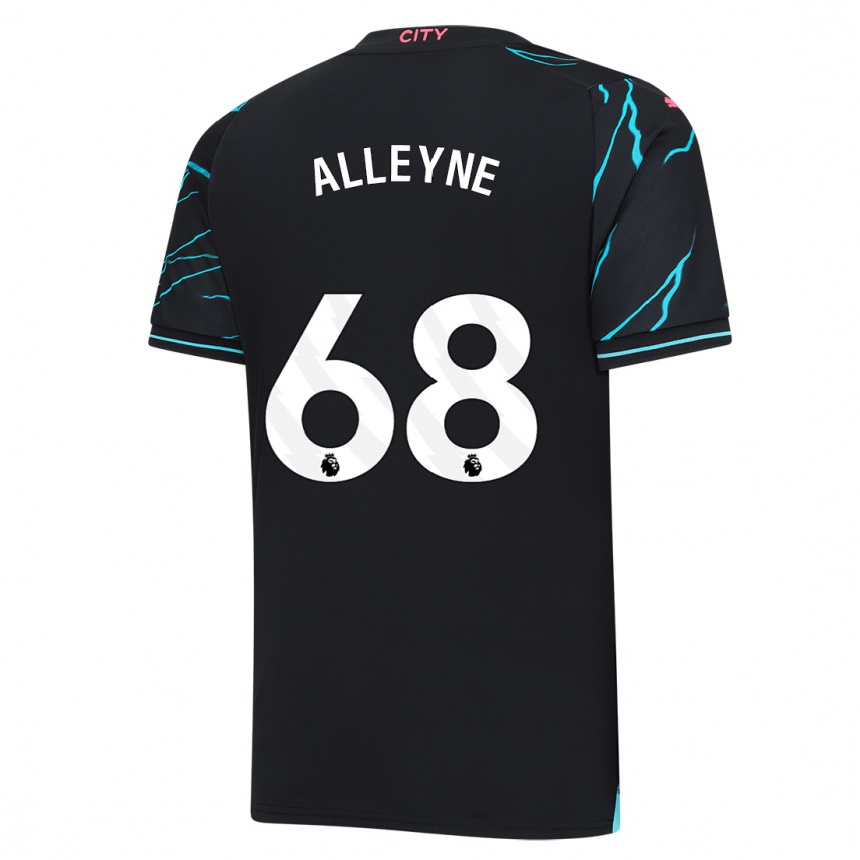 メンズフットボールマックス・アレイン#68濃紺サードユニフォームシャツ2023/24ジャージーユニフォーム