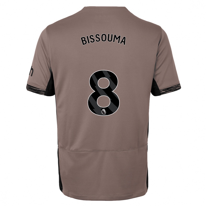 メンズフットボールイヴ・ビスマ#8ダークベージュサードユニフォームシャツ2023/24ジャージーユニフォーム