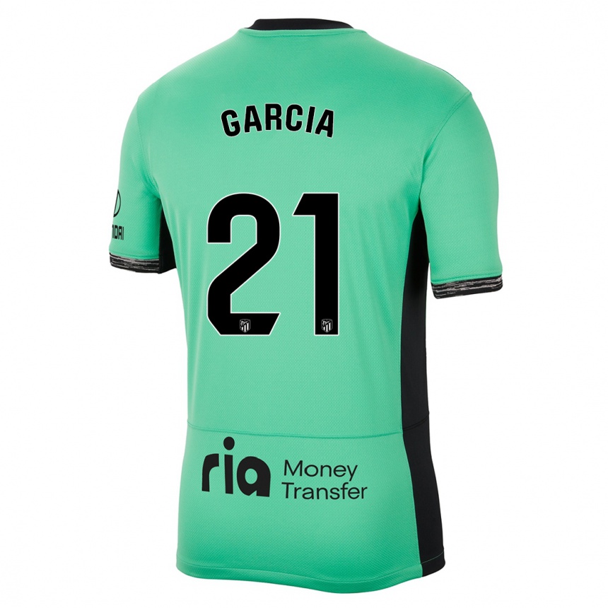 メンズフットボールシェイラ・ガルシア#21スプリンググリーンサードユニフォームシャツ2023/24ジャージーユニフォーム
