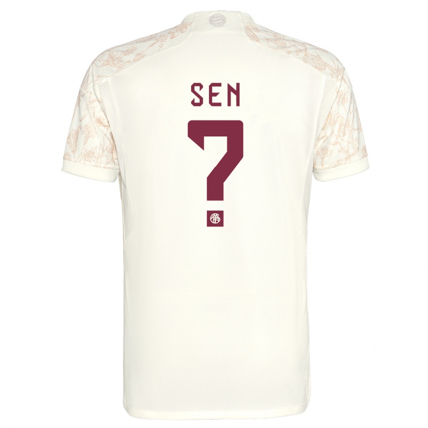 メンズフットボールサルヒセン#0オフホワイトサードユニフォームシャツ2023/24ジャージーユニフォーム