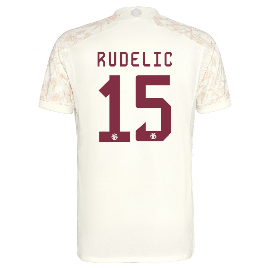 メンズフットボールイヴァナ・ルデリック#15オフホワイトサードユニフォームシャツ2023/24ジャージーユニフォーム