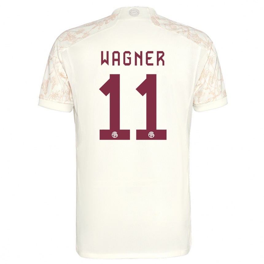 メンズフットボールリカルド・ワーグナー#11オフホワイトサードユニフォームシャツ2023/24ジャージーユニフォーム
