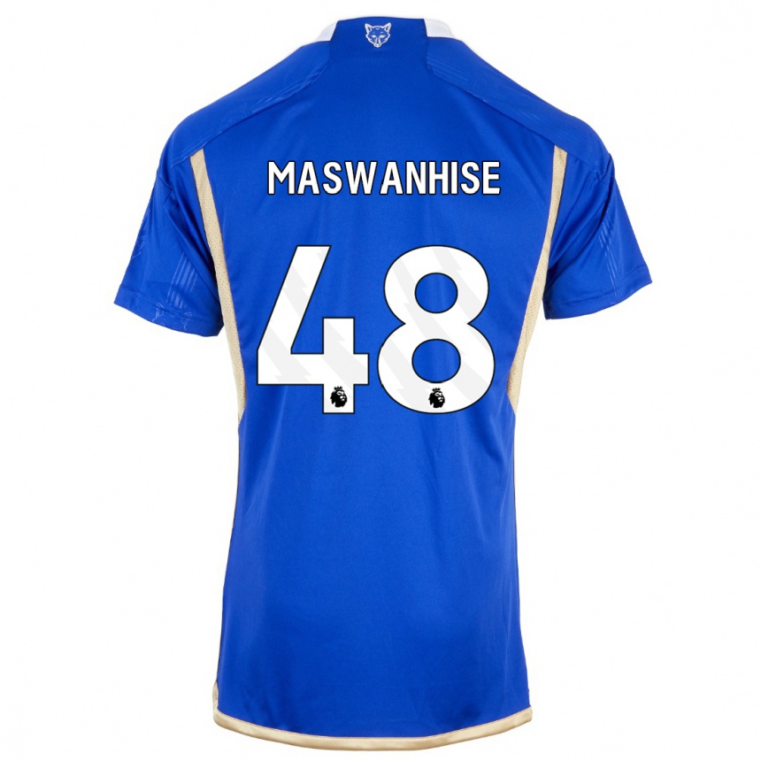 レディースフットボールタワンダマスワンハイズ#48ロイヤルブルーホームシャツ2023/24ジャージーユニフォーム