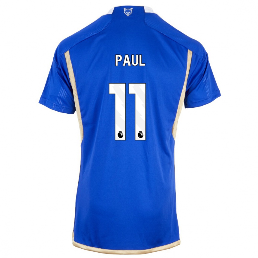 レディースフットボールラシャンテポール#11ロイヤルブルーホームシャツ2023/24ジャージーユニフォーム