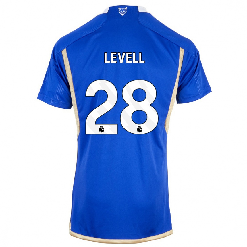 レディースフットボールクリスティー・レヴェル#28ロイヤルブルーホームシャツ2023/24ジャージーユニフォーム