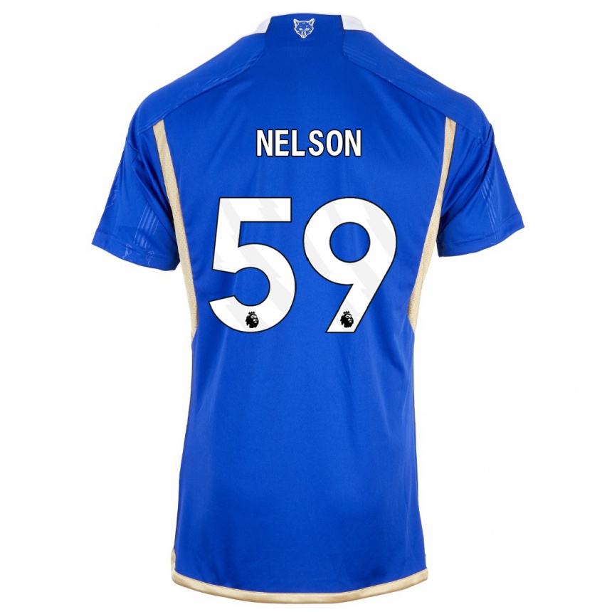 レディースフットボールロニー・ネルソン#59ロイヤルブルーホームシャツ2023/24ジャージーユニフォーム