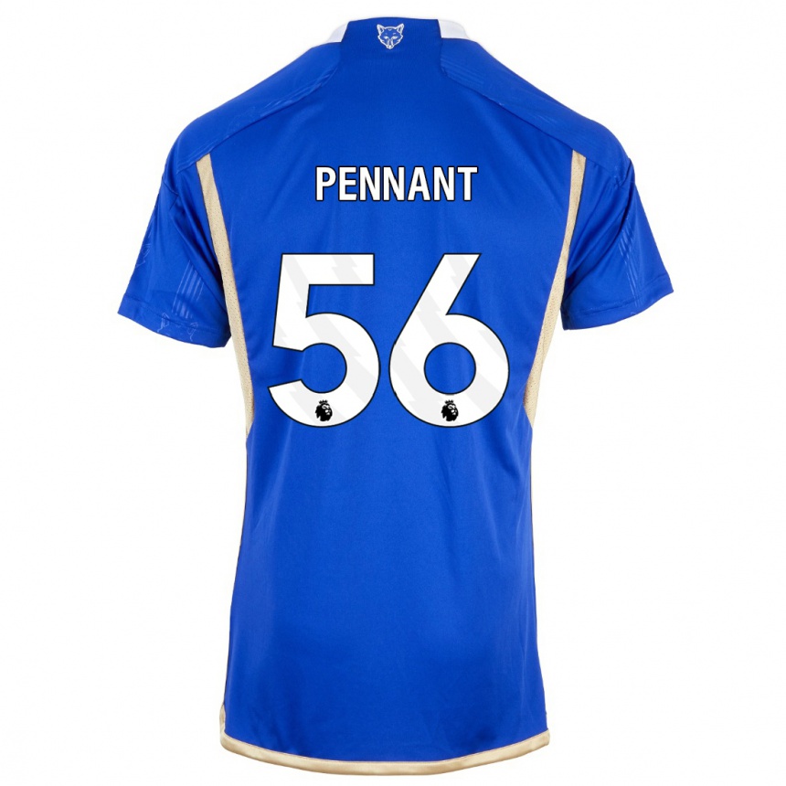 レディースフットボールテレルペナント#56ロイヤルブルーホームシャツ2023/24ジャージーユニフォーム