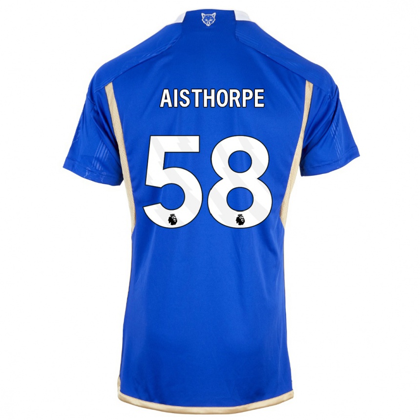 レディースフットボールベイリー・エイスソープ#58ロイヤルブルーホームシャツ2023/24ジャージーユニフォーム