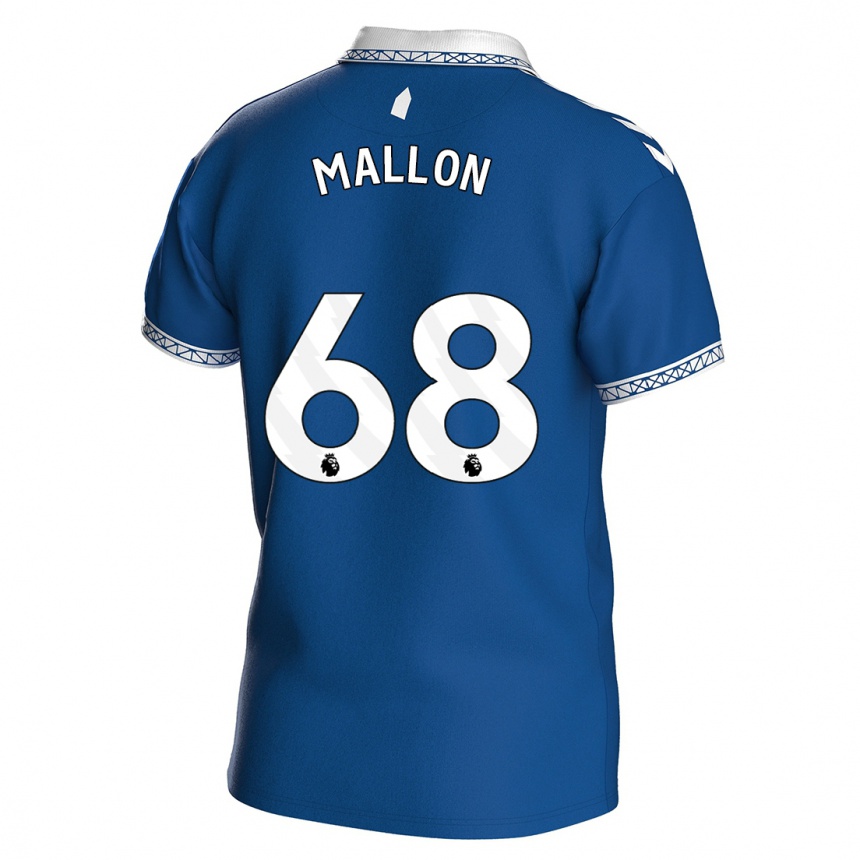 レディースフットボールマシューマロン#68ロイヤルブルーホームシャツ2023/24ジャージーユニフォーム