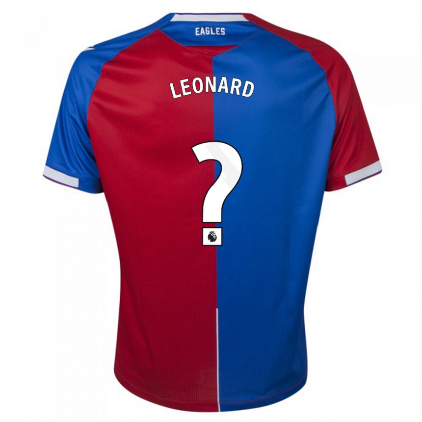 レディースフットボールジェームズレナード#0赤青ホームシャツ2023/24ジャージーユニフォーム