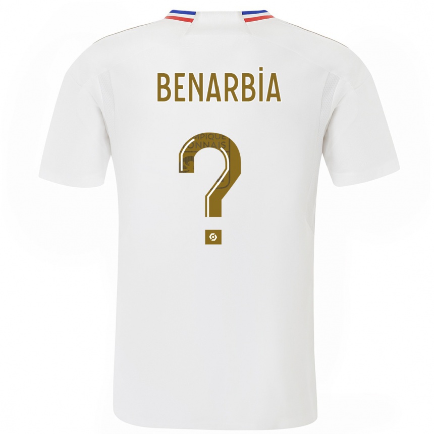 レディースフットボール運賃ベナルビア#0白ホームシャツ2023/24ジャージーユニフォーム