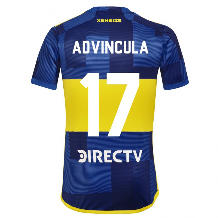 レディースフットボールルイス・アドビンクラ#17濃い青 黄色ホームシャツ2023/24ジャージーユニフォーム