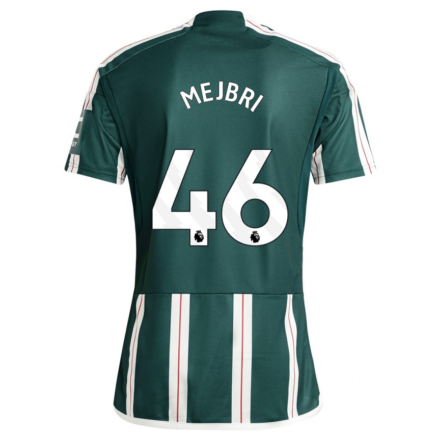 レディースフットボールハンニバル・メイブリ#46濃い緑色アウェイシャツ2023/24ジャージーユニフォーム