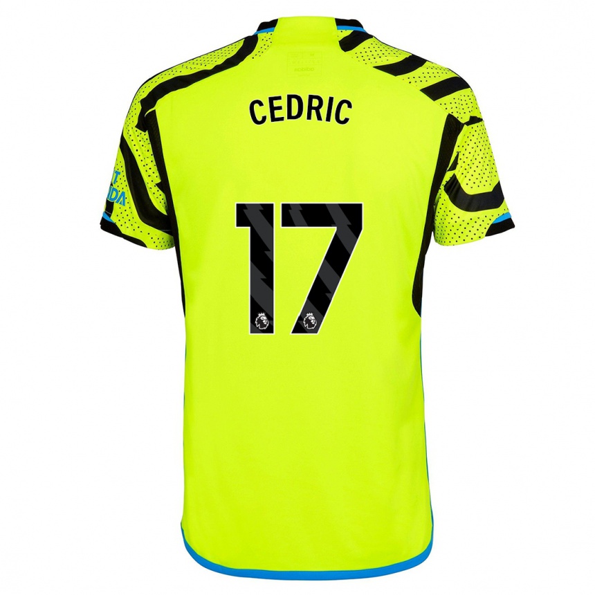 レディースフットボールセドリック・ソアレス#17黄色アウェイシャツ2023/24ジャージーユニフォーム