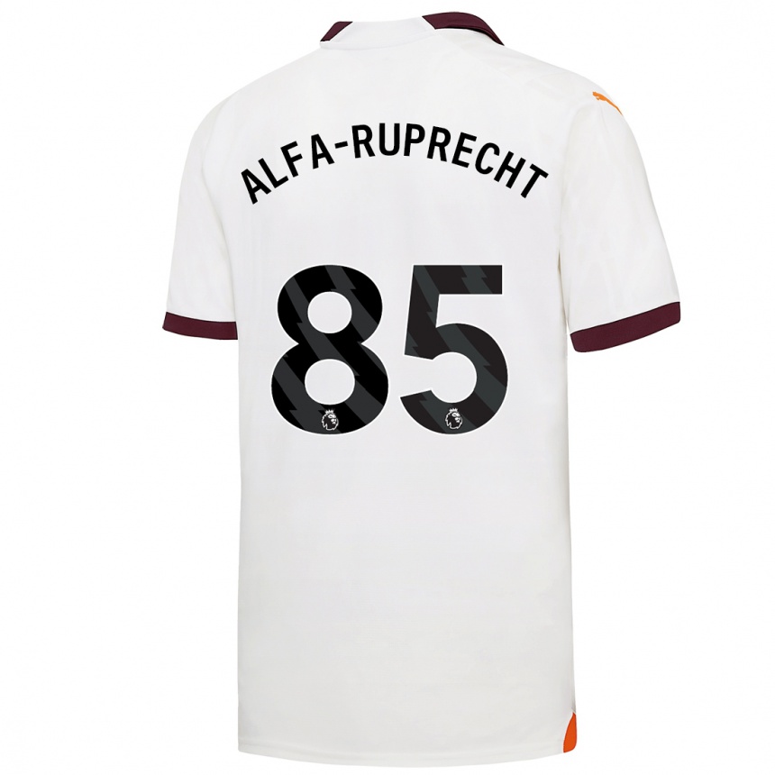 レディースフットボールファリド・アルファ・ループレヒト#85白アウェイシャツ2023/24ジャージーユニフォーム