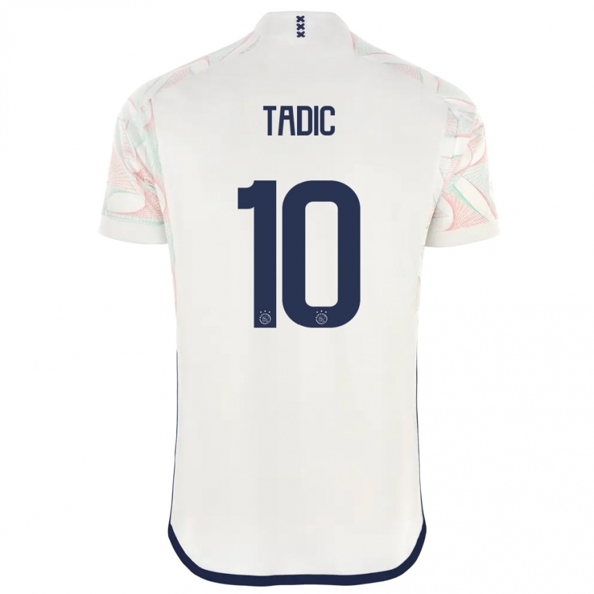 レディースフットボールドゥシャン・タディッチ#10白アウェイシャツ2023/24ジャージーユニフォーム