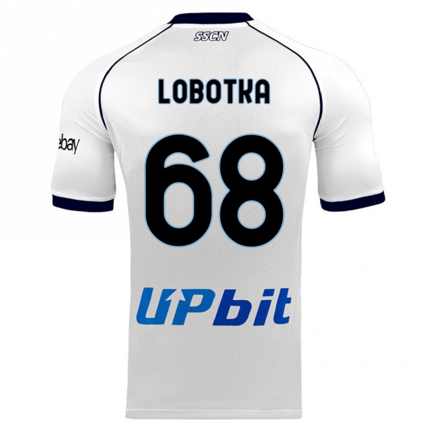 レディースフットボールスタニスラフ・ロボツカ#68白アウェイシャツ2023/24ジャージーユニフォーム