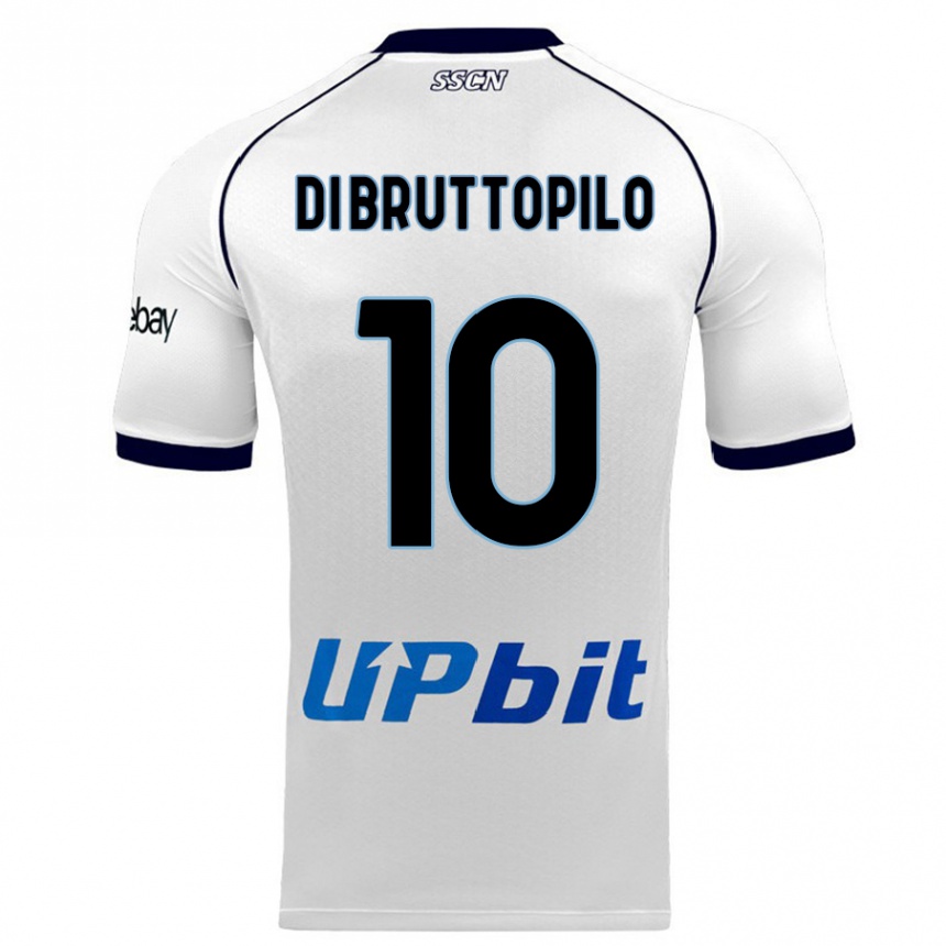 レディースフットボールジュゼッペ・アンブロジーノ#10白アウェイシャツ2023/24ジャージーユニフォーム