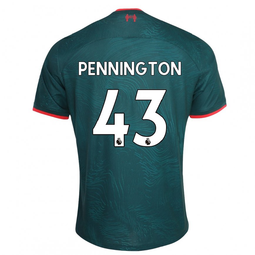 メンズフットボールコーディーペニントン#43濃い緑色サードユニフォームシャツ2022/23ジャージーユニフォーム