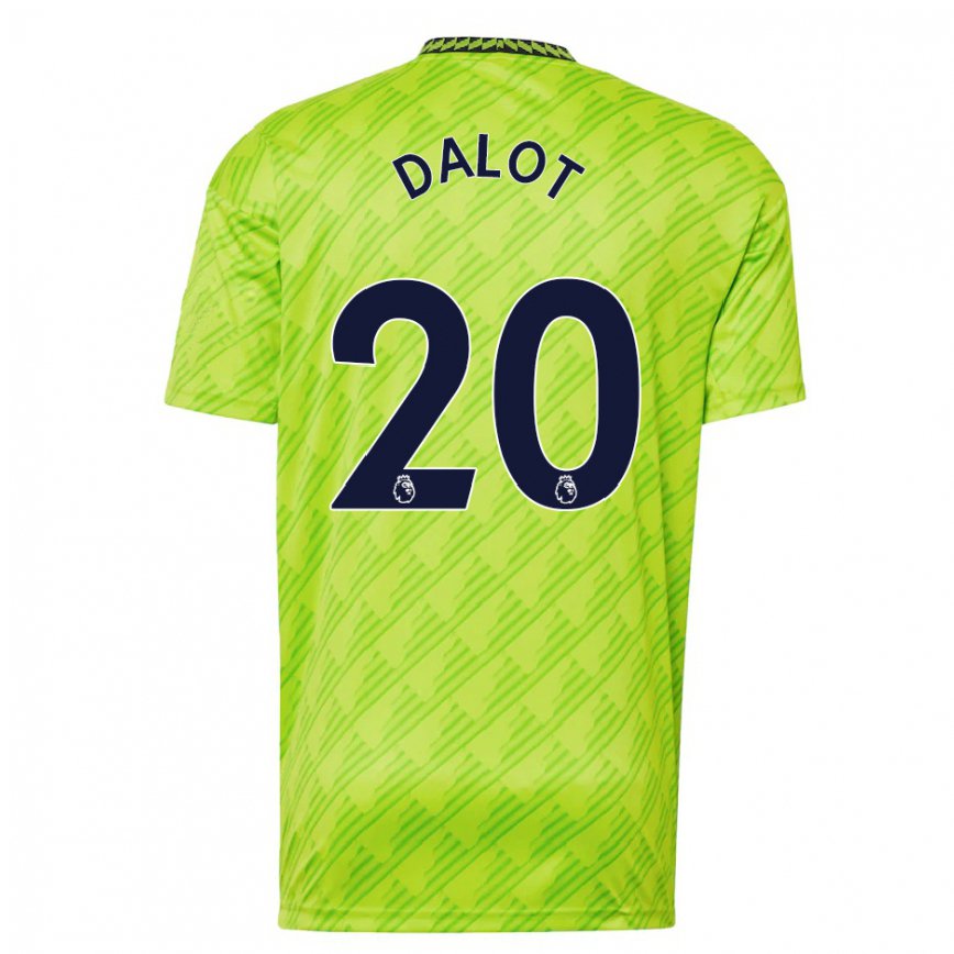 メンズフットボールディオゴ・ダロト#20ライトグリーンサードユニフォームシャツ2022/23ジャージーユニフォーム