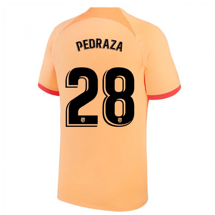 メンズフットボールアルフレド・ペドラサ#28ライトオレンジサードユニフォームシャツ2022/23ジャージーユニフォーム