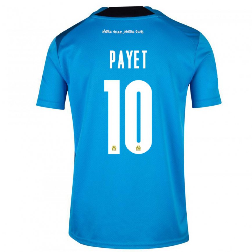 メンズフットボールディミトリ・パイェ#10ダークブルーホワイトサードユニフォームシャツ2022/23ジャージーユニフォーム