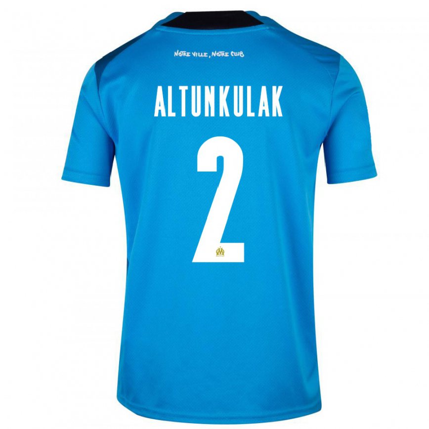 メンズフットボールセレン・アルトゥンクラク#2ダークブルーホワイトサードユニフォームシャツ2022/23ジャージーユニフォーム