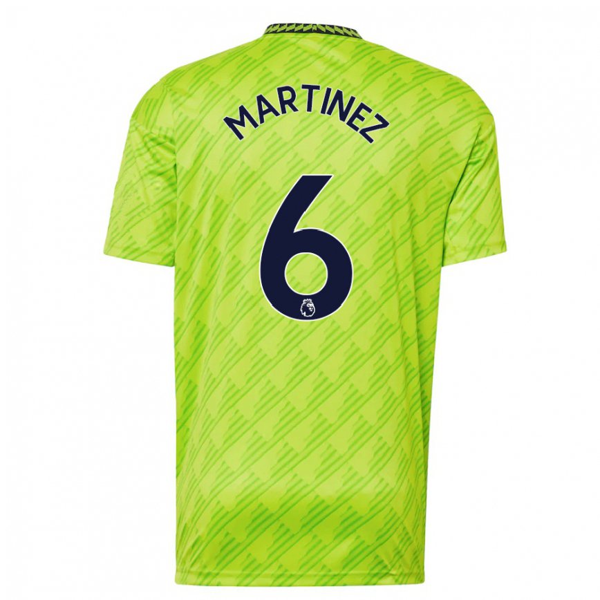 レディースフットボールリサンドロ・マルティネス#6ライトグリーンサードユニフォームシャツ2022/23ジャージーユニフォーム