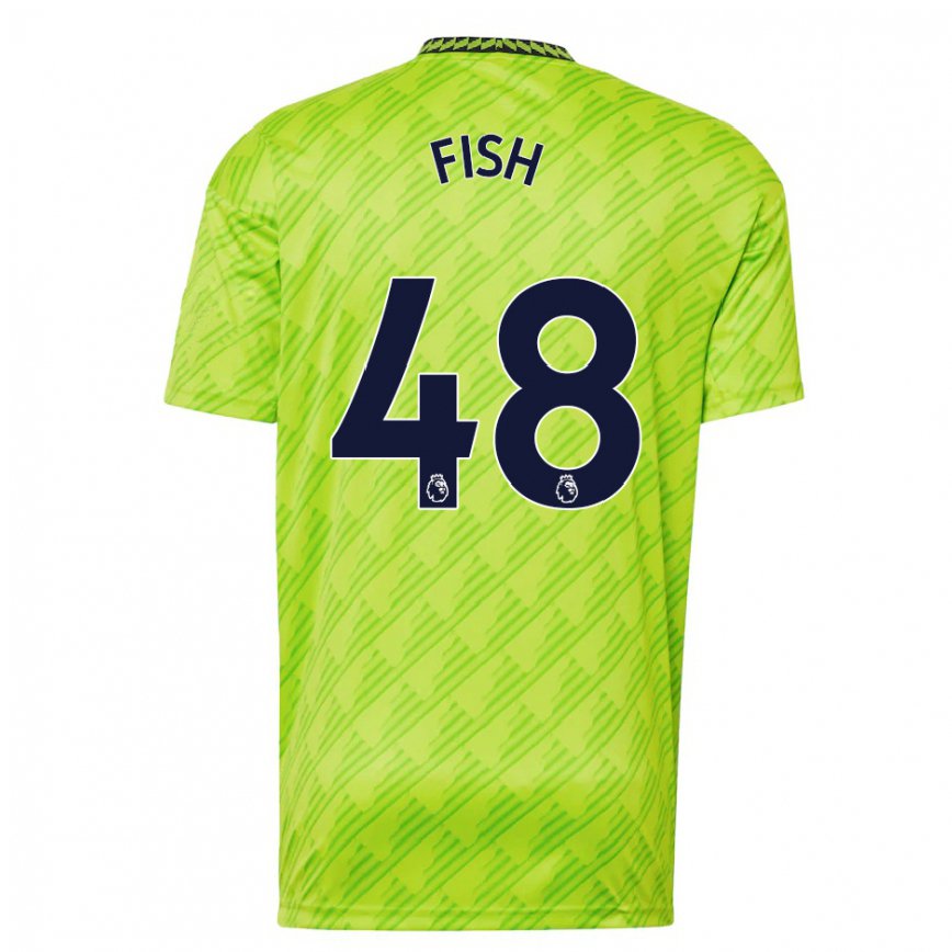 レディースフットボールウィル・フィッシュ#48ライトグリーンサードユニフォームシャツ2022/23ジャージーユニフォーム