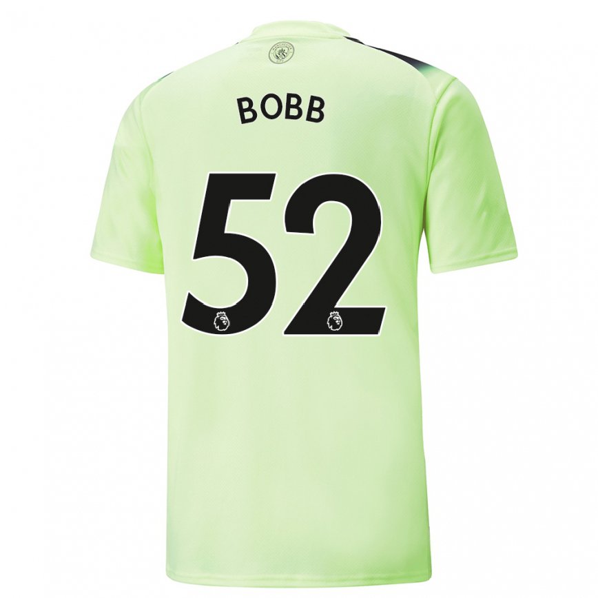 レディースフットボールオスカー・ボブ#52グリーン ダークグレーサードユニフォームシャツ2022/23ジャージーユニフォーム